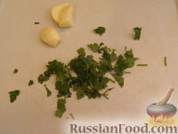 Фото приготовления рецепта: Борщок с чесночной заправкой - шаг №8