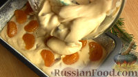 Фото приготовления рецепта: Рождественский кекс с мандаринами - шаг №8