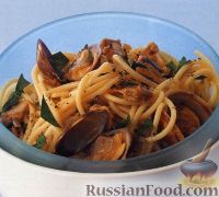 Фото к рецепту: Спагетти с моллюсками