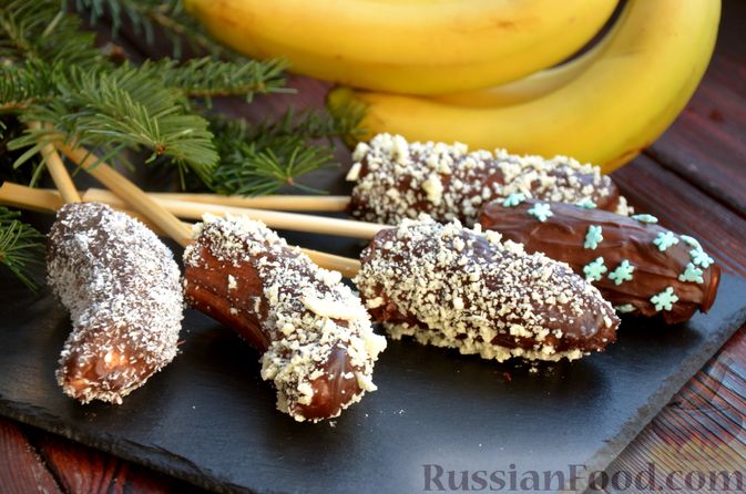 Бананы в шоколаде – пошаговый рецепт приготовления с фото