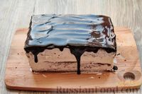 Фото приготовления рецепта: Шоколадный торт со сметанным кремом (без пропитки) - шаг №15