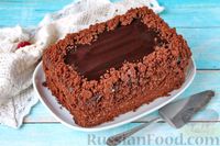 Фото к рецепту: Шоколадный торт со сметанным кремом (без пропитки)
