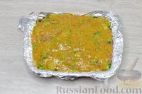 Фото приготовления рецепта: Мясная запеканка с брокколи и зелёным горошком - шаг №10