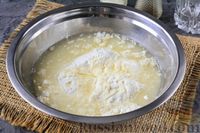 Фото приготовления рецепта: Вареники с картошкой и сыром фета - шаг №8
