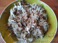 Фото приготовления рецепта: Праздничная закуска в тарталетках с грибами и куриной печенью - шаг №7