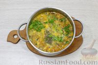 Фото приготовления рецепта: Сливочный суп с курицей и шампиньонами - шаг №11