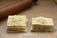 Фото приготовления рецепта: Хлеб-гармошка с сыром и прованскими травами - шаг №13