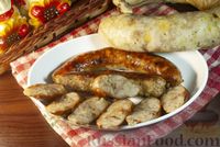 Фото к рецепту: Домашняя колбаса из рубленого мяса и сала