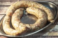 Фото приготовления рецепта: Домашняя колбаса из рубленого мяса и сала - шаг №8