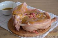 Фото приготовления рецепта: Курица в соево-горчичном маринаде, запечённая с творожным сыром - шаг №4