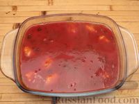 Фото приготовления рецепта: Тефтели из индейки в пряном томатном соусе (в духовке) - шаг №8
