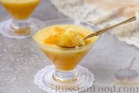 Фото приготовления рецепта: Апельсиновое желе с кокосовой стружкой - шаг №10