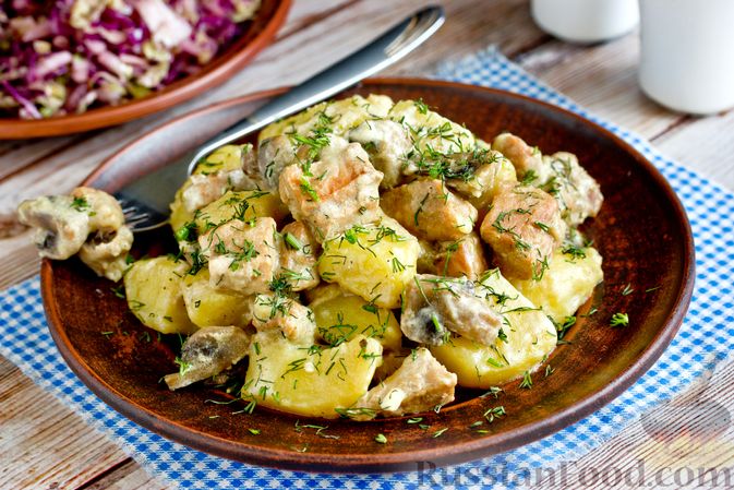 Простой и вкусный рецепт: как приготовить белые грибы на сковороде с картошкой