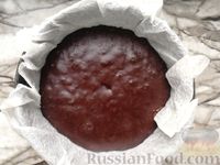 Фото приготовления рецепта: Пирог-торт "Баунти" с кокосовым заварным кремом и шоколадной глазурью - шаг №17