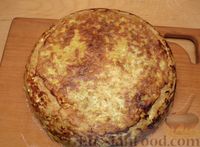Фото приготовления рецепта: Пирог из лаваша с творогом и сыром (на сковороде) - шаг №14