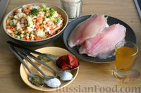 Фото приготовления рецепта: Рис с замороженными овощами и тилапией - шаг №1