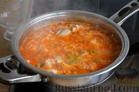 Фото приготовления рецепта: Рис с замороженными овощами и тилапией - шаг №7