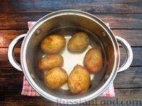 Фото приготовления рецепта: Роллы из картошки с селёдкой и солёными огурцами - шаг №2