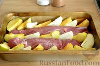 Фото приготовления рецепта: Свинина, запечённая с яблоками и горчичным соусом - шаг №5
