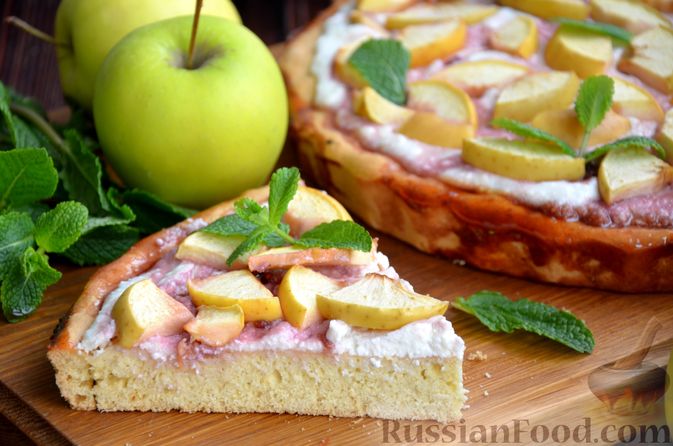 Открытый пирог с творогом рецепт с фото, как приготовить на rov-hyundai.ru