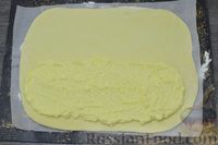 Фото приготовления рецепта: Сдобные булочки-спиральки с лимонной творожной начинкой - шаг №15
