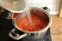 Фото приготовления рецепта: Пряный томатный суп-пюре на курином бульоне - шаг №7