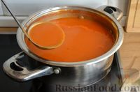 Фото приготовления рецепта: Пряный томатный суп-пюре на курином бульоне - шаг №11