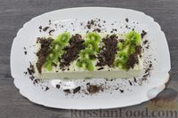 Фото приготовления рецепта: Желейный молочно-сметанный торт с киви - шаг №15