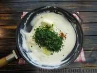 Фото приготовления рецепта: Молочный соус с имбирём и чесноком - шаг №8