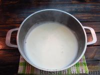 Фото приготовления рецепта: Молочные щи из свежей капусты со свининой - шаг №15