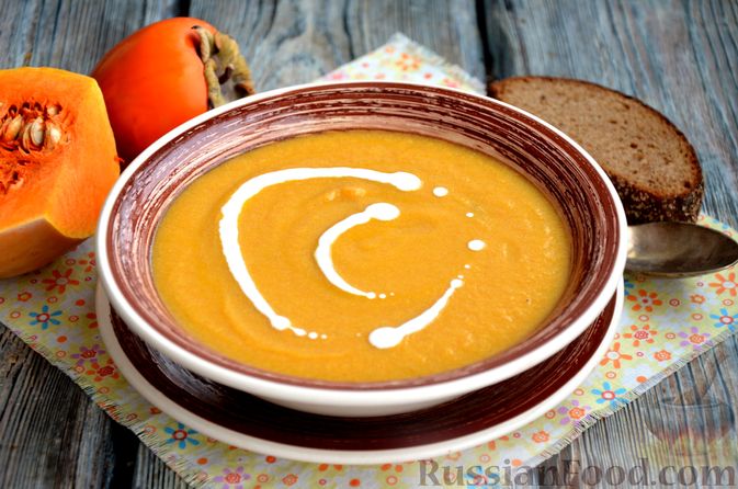 Суп-пюре из тыквы и курицы – кулинарный рецепт