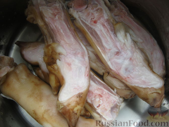 Холодец из свинины и курицы, пошаговый рецепт с фото от автора konstanta на ккал