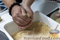 Фото приготовления рецепта: Бездрожжевой чечевичный хлеб с сыром, семечками и кунжутом - шаг №2
