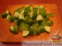 Фото приготовления рецепта: Овощной греческий салат - шаг №1