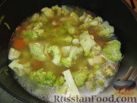 Фото приготовления рецепта: Суп-пюре из цветной капусты - шаг №3