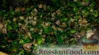 Фото приготовления рецепта: Зеленый плов с печенью (бахш) - шаг №9