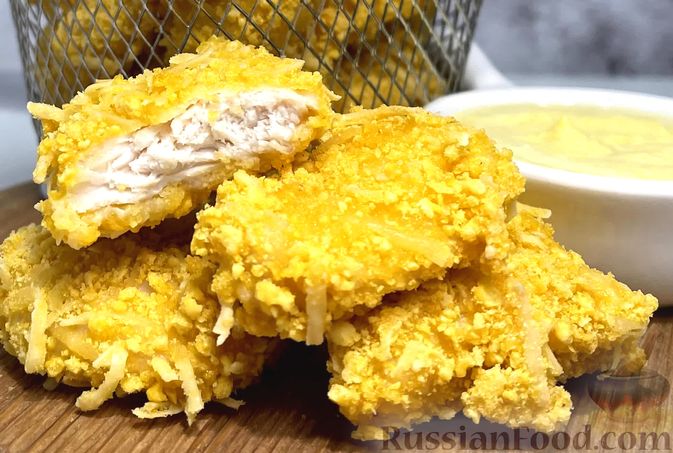 Как приготовить куриные наггетсы с сыром — 2 рецепта