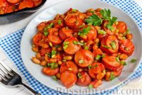 Фото приготовления рецепта: Фасоль с сосисками в томатном соусе - шаг №12