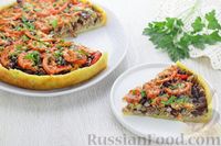 Фото приготовления рецепта: Салат из запечённого болгарского перца с помидорами и фетой - шаг №9
