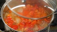 Фото приготовления рецепта: Ленивый овощной суп-пюре с плавленым сыром - шаг №10