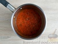 Фото приготовления рецепта: Соус из солёных помидоров с луком, чесноком и зеленью - шаг №9