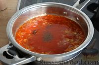 Фото приготовления рецепта: Паста с курицей и сыром в томатном соусе - шаг №4