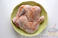 Фото приготовления рецепта: Куриные окорочка, запечённые в рукаве с маринованными яблоками - шаг №2