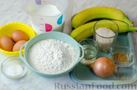 Фото приготовления рецепта: Блины с бананами и рисом - шаг №1