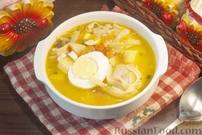 Как приготовить куриный суп с вермишелью: рецепт с фото