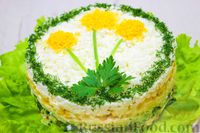 Фото к рецепту: Салат с крабовыми палочками, огурцами, кукурузой и сыром