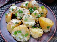 Фото приготовления рецепта: Жареная отварная картошка с сыром - шаг №14
