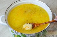 Фото приготовления рецепта: Суп с галушками из капусты - шаг №15