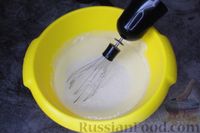 Фото приготовления рецепта: Манник на молоке, с творогом, изюмом и цедрой лимона - шаг №9