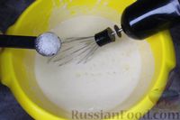 Фото приготовления рецепта: Манник на молоке, с творогом, изюмом и цедрой лимона - шаг №13